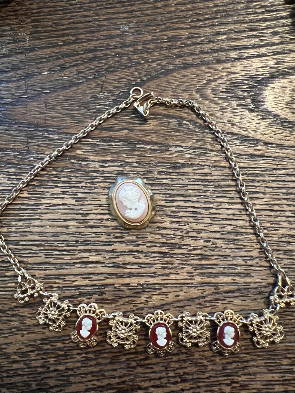Vintage Cameo necklace & pendant